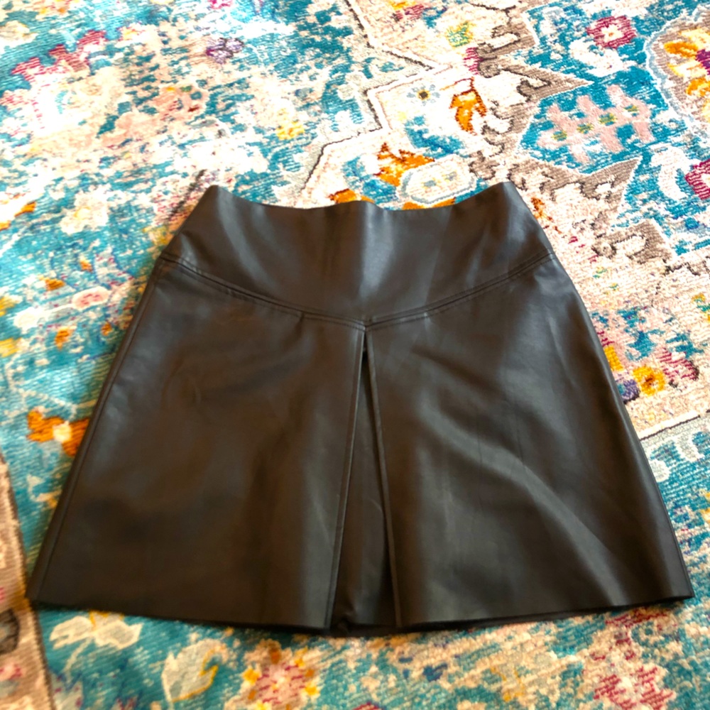 Club Monaco Faux Leather Mini